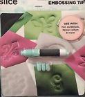 Slice Embossing Tips Use With Foil Cardstock Heavy Vellum And More Mat Included 604062359313