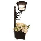 Solar Stand Lighting Plantern Patio Outdoor Unknown Planter Rack Led Plant Light Garden Black 795211152302