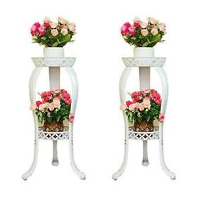 Sonlogiftev 2packs Metal Potted Plant Stand Rustproof Decorative Flower Pot