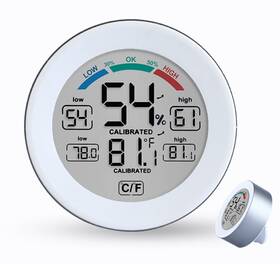 Sonsenes 761312519245 Room Thermometer Indoor Outdoor Home With To
