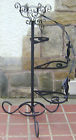 Spiral Deck Stand Vintage Patio Staircase Iron " Plant Garden 38 High Wrought