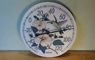 Springfield Vintage 12 Hummingbird Flowers Thermometer 071589985095