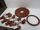 St-fs102-h-15 Oriental Furniture Rosewood Fishbowl Stand Honey Size Base 849527036327