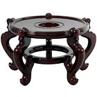 St-fs102-size10 Orientalfurniture Rosewood Fishbowl Stand 849527036358