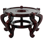 St-fs102-size12 Oriental Furniture Rosewood Fishbowl Stand Size Base Diameter 849527036372