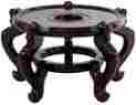 St-fs102-size9 Oriental Furniture Rosewood Fishbowl Stand Size 9.5 In Base Diameter 849527036419