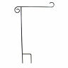 St200 Home Garden Low Profile Flag Stand Metal Black 843259137215