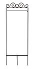 St90500 Studio Outdoor Decorative Garden Metal Flag Arbor 843259117392