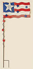 8688 Stake Garden Worth Americana Flag Stars Imports