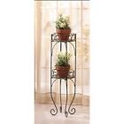 10028232 Stand 28 Finish Tall Plant " Tier Two Verdigris-style