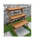 40636 Stand Outdoor Wood Id Plant Three-layer