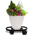 Stand01 Amagabeli Garden Home Metal Plant Caddy Heavy Duty Iron Potted