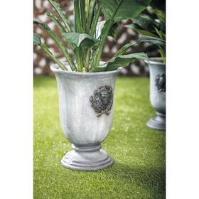 16round Studio 350 758647368693 Grey Resin Rustic Planter 16 X 11 - 16roun