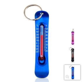 Sun Company 406-blue Snowsport Zipper Pull Thermometer For Jacket Parka Or Backpack Keychain