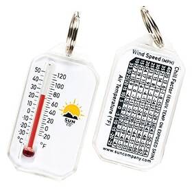 Sun Company 792758402204 Zip-o-gage 2 - Large Zipper Pull Thermometer For Jacket Parka Or Backpack