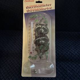 Sunbeam 071589833488 Guaranteed Accuracy Thermometer Jc Walden Raccoon Nip Made In Usa