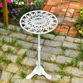 Sungmor 691199466878 Heavy Duty Cast Iron Potted Plant Stand 24.2 Inch Tall Metal &
