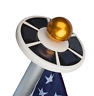 . Sunnytech Led Solar Power Flag Pole Flagpole Light 696594366778