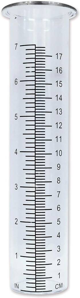 Rp92374 Sunset Vista Designs 8.25 Inches X 2.25 Rain Gauge Glass Tube