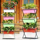 Svz3516474506318ci Ikayaa Tier Metal Folding Plant Stand Garden Planter Flower Pot