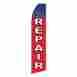 Sw10704 Advertising Famous Flags Auto Repair Red-blue Swooper Flag 15ft Sign Banner Made In Usa