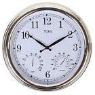 Sw604a Lilyshome Indoor Or Outdoor Wall Clock With Thermometer 637825773910