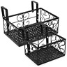 T-flowerpotholder-square Tosnail Metal Plant Stand Flower Pot Holder Railing 690002926394