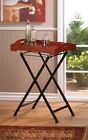 10016171 Table Rustic " Tall Wood 30.5 Tray Spirit