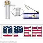 Flagpole3 Tangle X5 6ft.2- Stars Bracket Flag Free Piece Wall Spinning Open