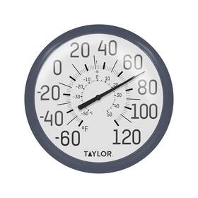 Taylor 077784043233 Big And Bold Wall Thermometer 13.25 Inch Navy