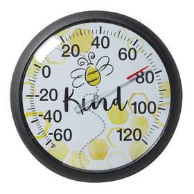 Taylor 077784045152 Bee Kind Indoor Outdoor Dial Thermometer Decor For Patio Pool Or Garage 13