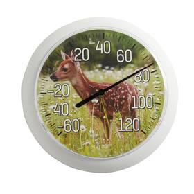 Taylor 077784048023 Sweet Fawn Indoor Outdoor Dial Decorative Thermometer Wireless W