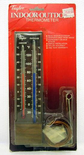 Taylor 077784053263 Vintage Grove Park Indoor Outdoor Thermometer Sealed Unused R1