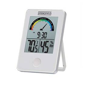 Taylor 5279298 Springfield Wireless Indoor Comfort Level Thermometer White