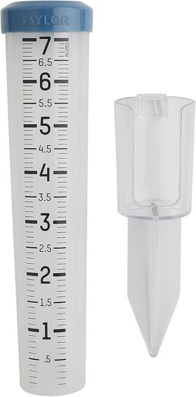 5293501 Taylor Capacity Break And Freeze Proof Flexible Silicone Rain Gauge Measure