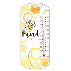 5312136 Taylor Bee Kind Tube Thermometer Plastic Multicolored