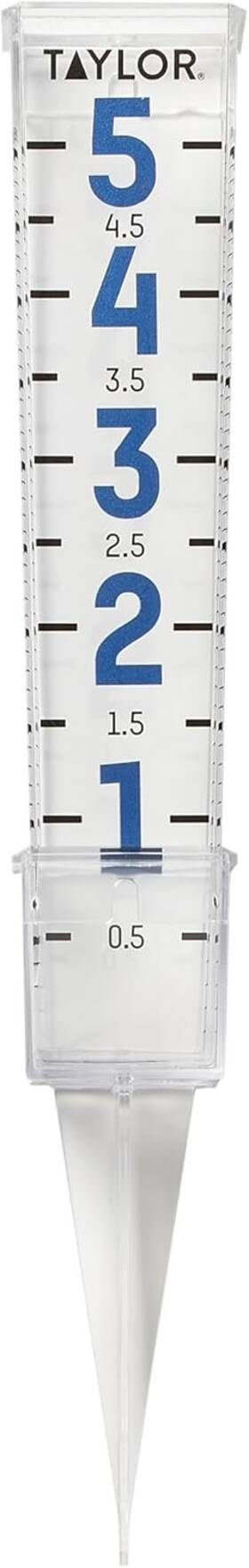5321800 Taylor Metallic Numbers Rain Gauge Measure And Monitor 5 Inch