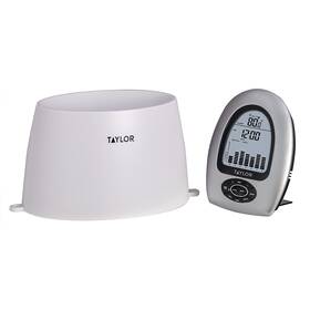Taylor 657819396154 Wireless Digital Rain Gauge And Thermometer