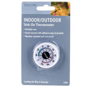 Taylor 850535189396 Mini Stick-on Thermometer For Quick Temperature Readings
