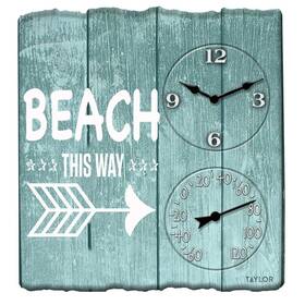 92685t Taylor Precision Products 14x14 Beach This Way Clck 92685t Taylor Precision Products 14x14 Beach This Way Clck