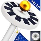 800lux Td48led Hallomall Flagpole Hardware Solar Pole Light Downlight Lighting