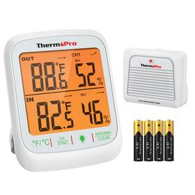 Temppro Tp260b Thermopro Indoor Outdoor Thermometer Wireless 1000ft/300m Range Pro A