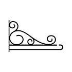 Tg-dh-fa-199049-pc-sl-im Two Group Fancy Wall Garden Flag Holder 710320990492