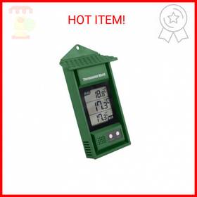 Thermometer World 011405001283 Digital Greenhouse Max Min To Monitor High And Low Tem