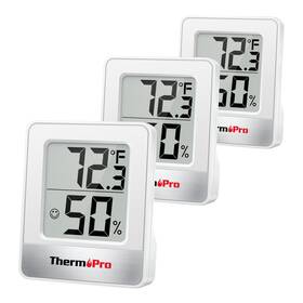 B09nl17mbr Thermopro Tp49 3-pack Digital Hygrometer Indoor Outdoor Thermometer Humidity
