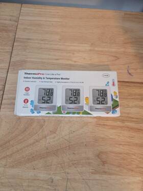 Thermopro Tp-49-w-3 Tp49-49-w-3 Digital Thermometer Indoor Humidity And Temperature Monitor