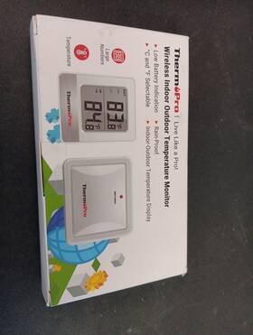 Tp49 Thermopro Digital Hygrometer Indoor Thermometer Humidity Meter Room White