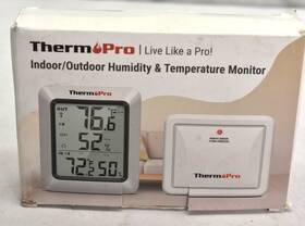 Tp60bw Thermopro Digital Hygrometer Indoor Wireless Outdoor Thermometer