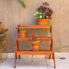 Threetiered Three-tiered Plant Stand Yard Garden Patio 669900476652