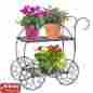 Tiered-plant-stand-90658 Tiered Cart Best Garden Products Plant Stand Indoor Outdoor Yard Porch Deck 2 Tier Rust Resistant 026546390658